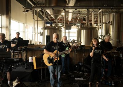 Rearview Rock band at Armored Cow Brewery